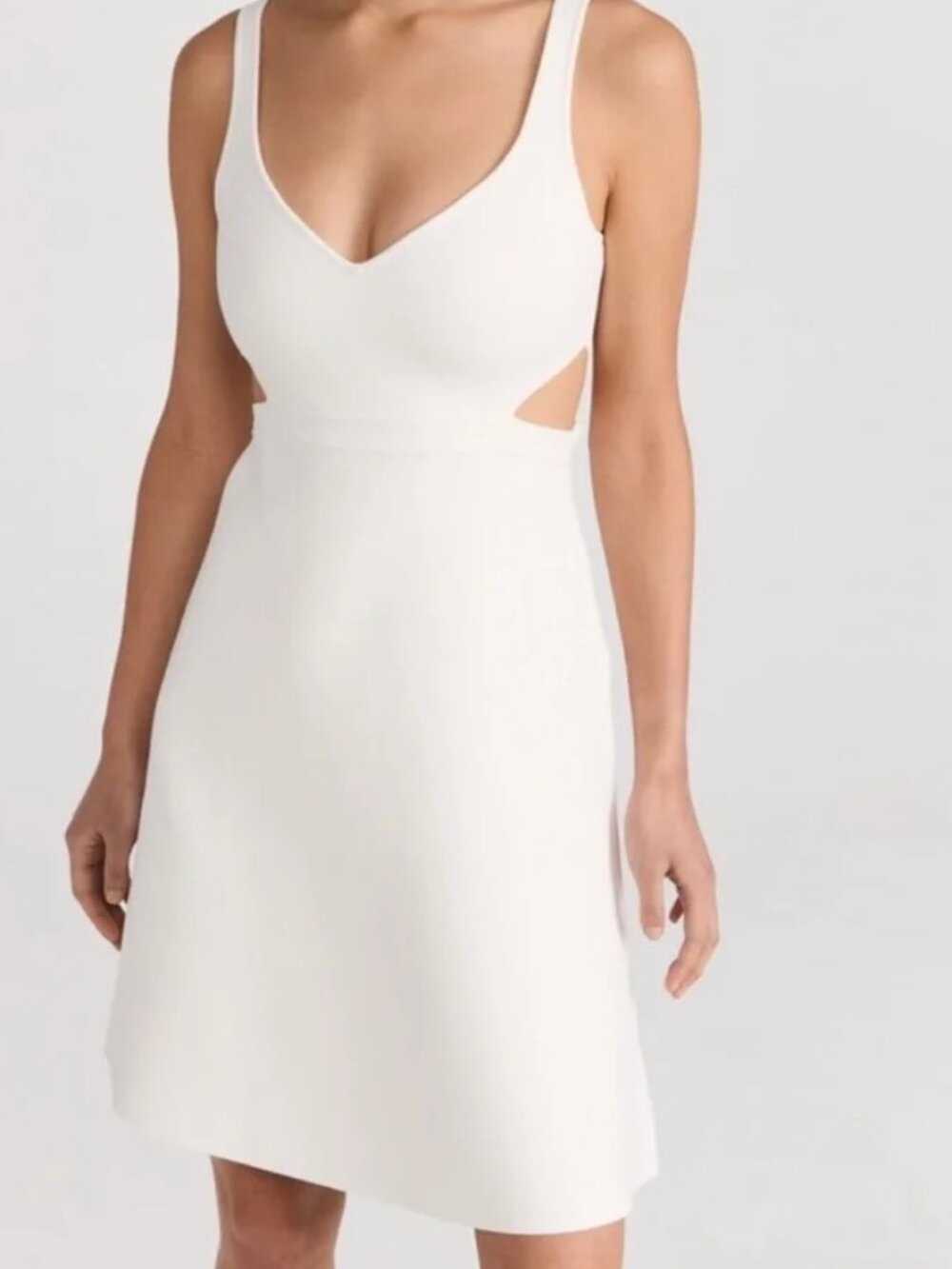 Off-White Theory Crepe Mini Dress